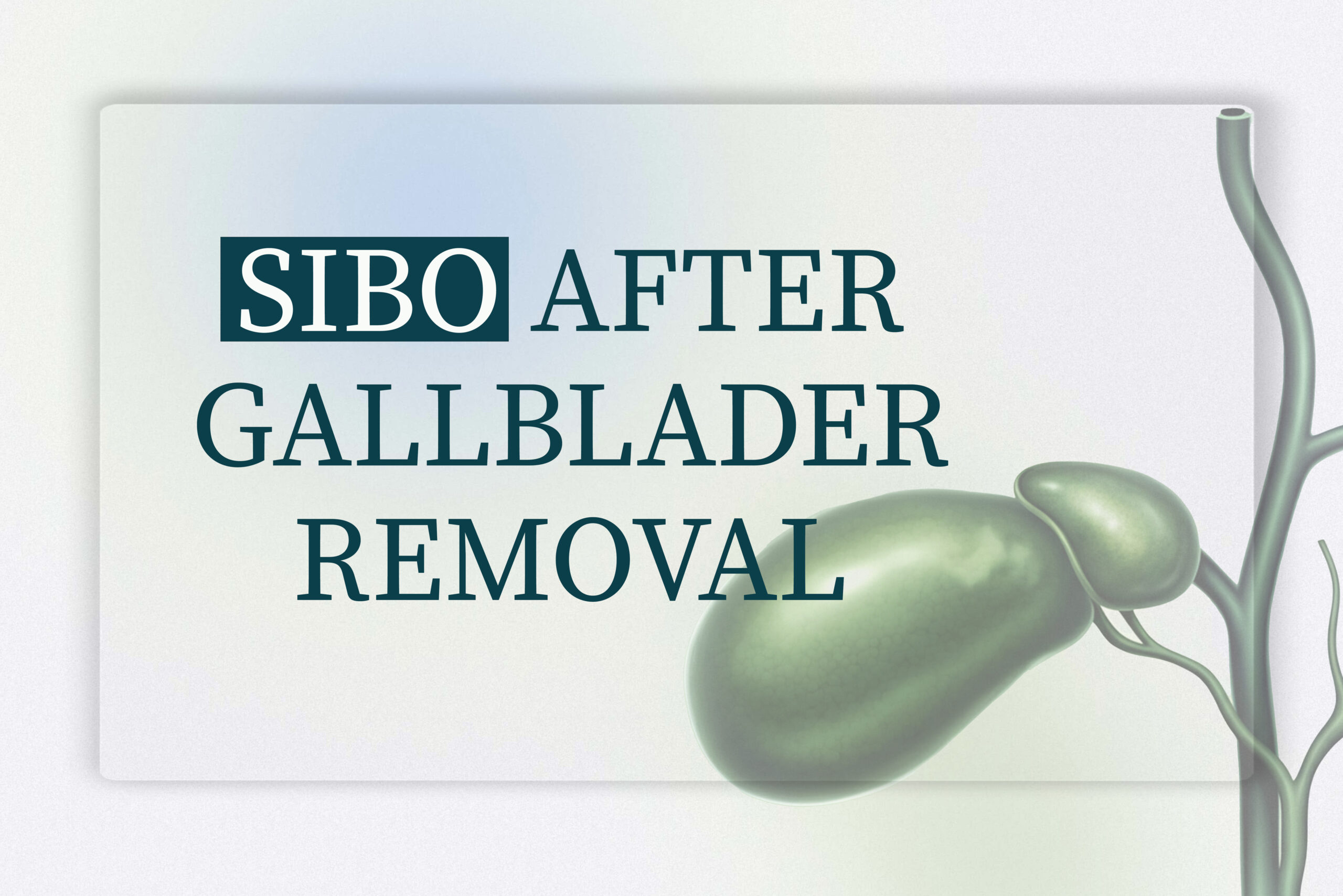 SIBO after gallbladder removal