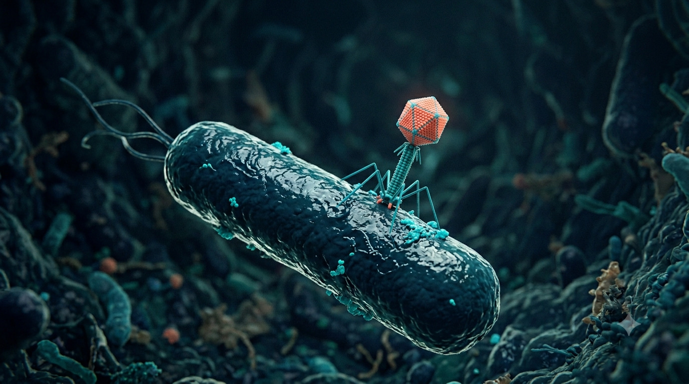 Το βακτήριο Bacteroides fragilis με βακτηριοφάγο, σε σχέση μικροβίωμα καρκίνος ιός