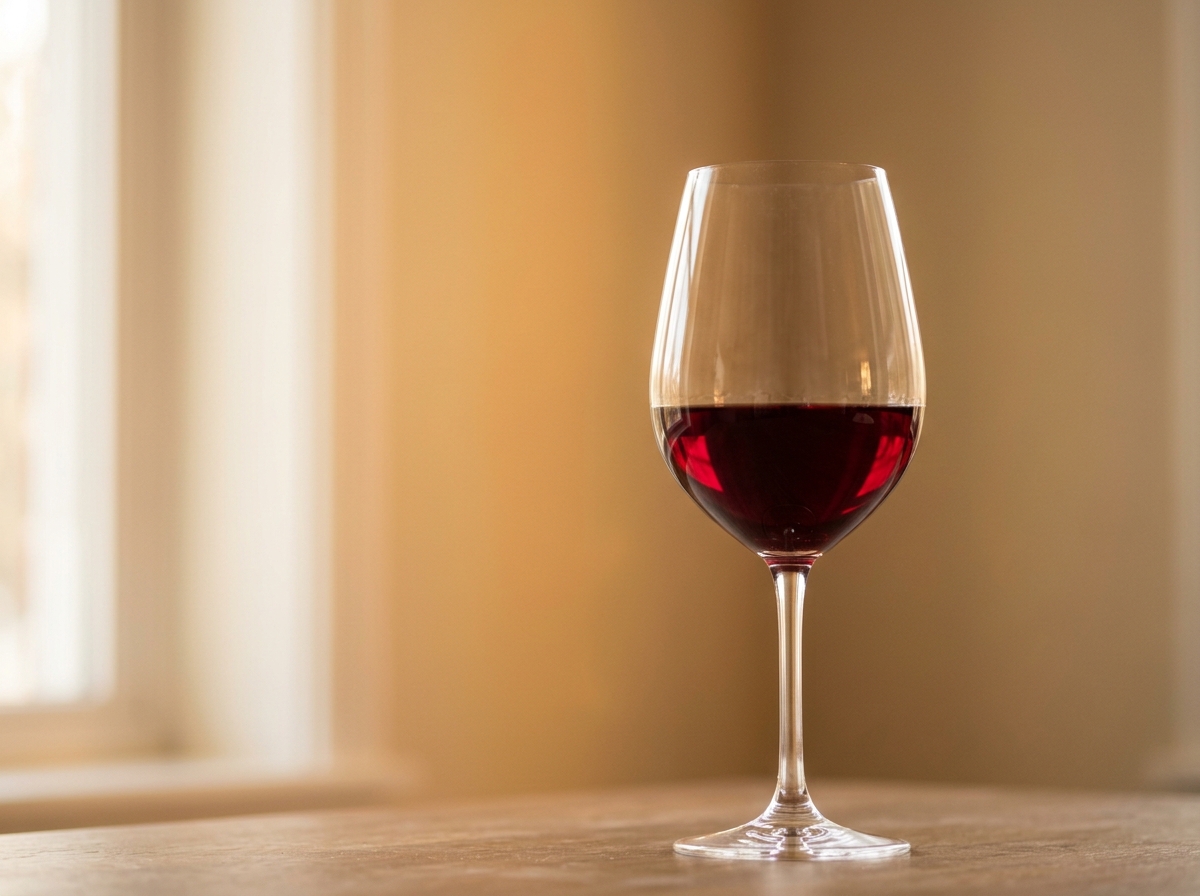 Glass of red wine, a common trigger linked to bacterially produced histamine