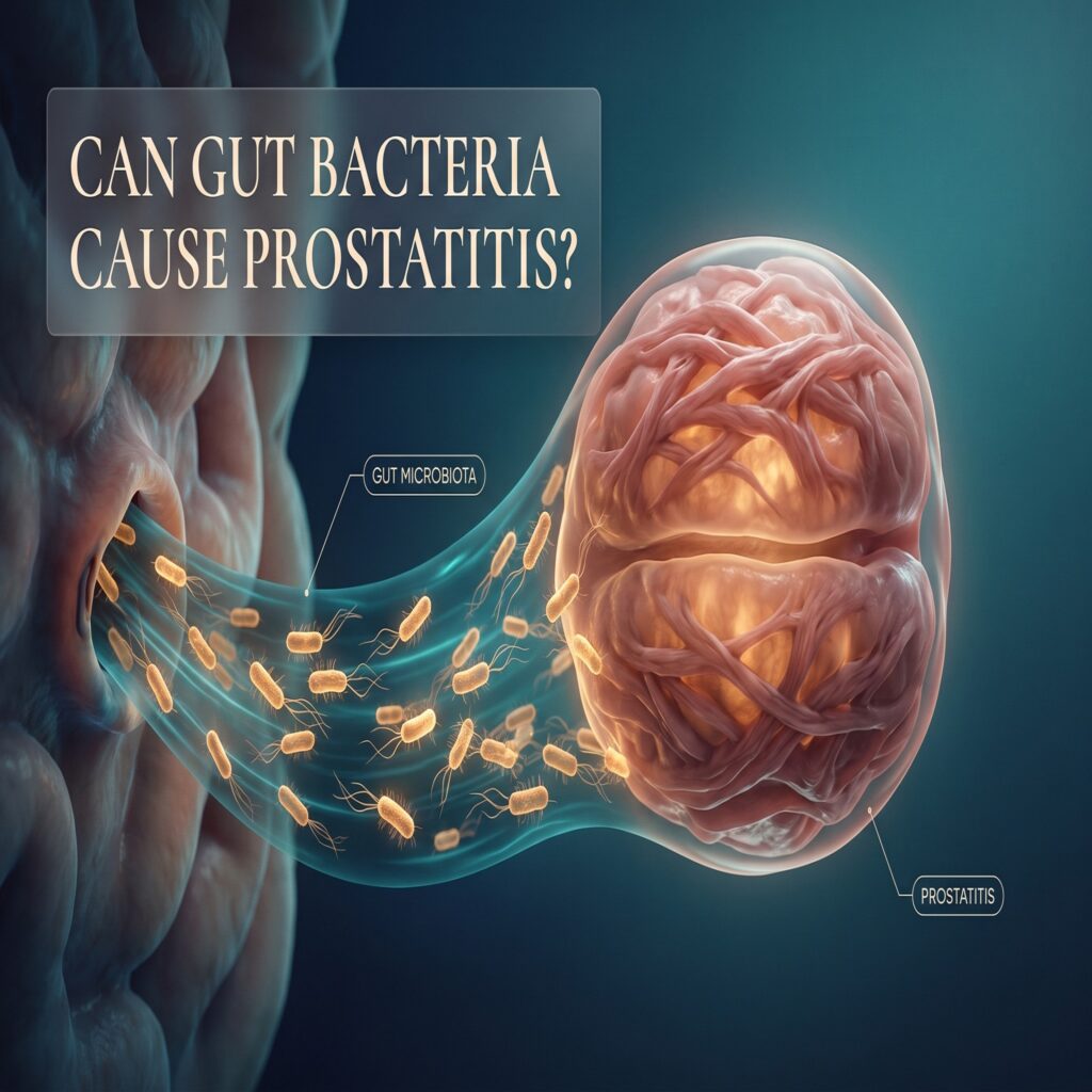 Gut bacteria and prostatitis: a river of Escherichia coli flowing from the colon toward a besieged prostate gland
