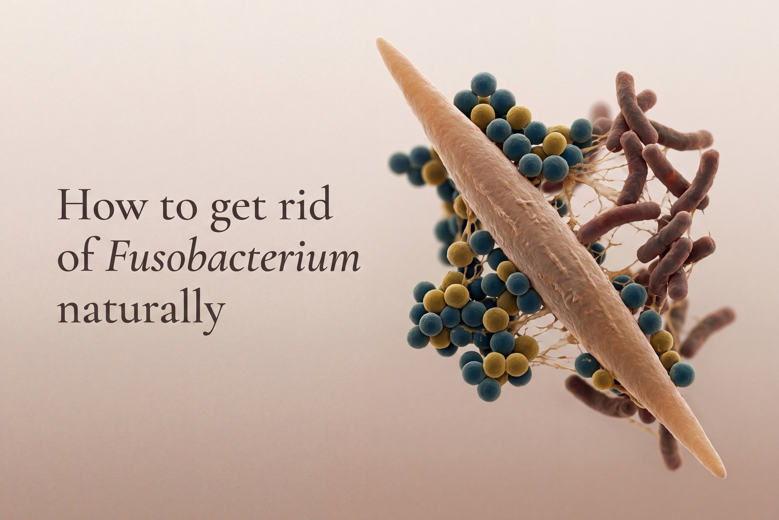 How to get rid of Fusobacterium naturally by addressing its oral biofilm reservoir