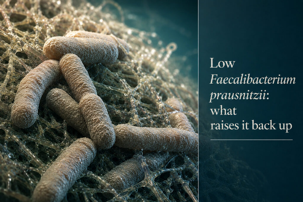 Low Faecalibacterium prausnitzii: extreme macro of rod-shaped bacteria in the intestinal mucus layer